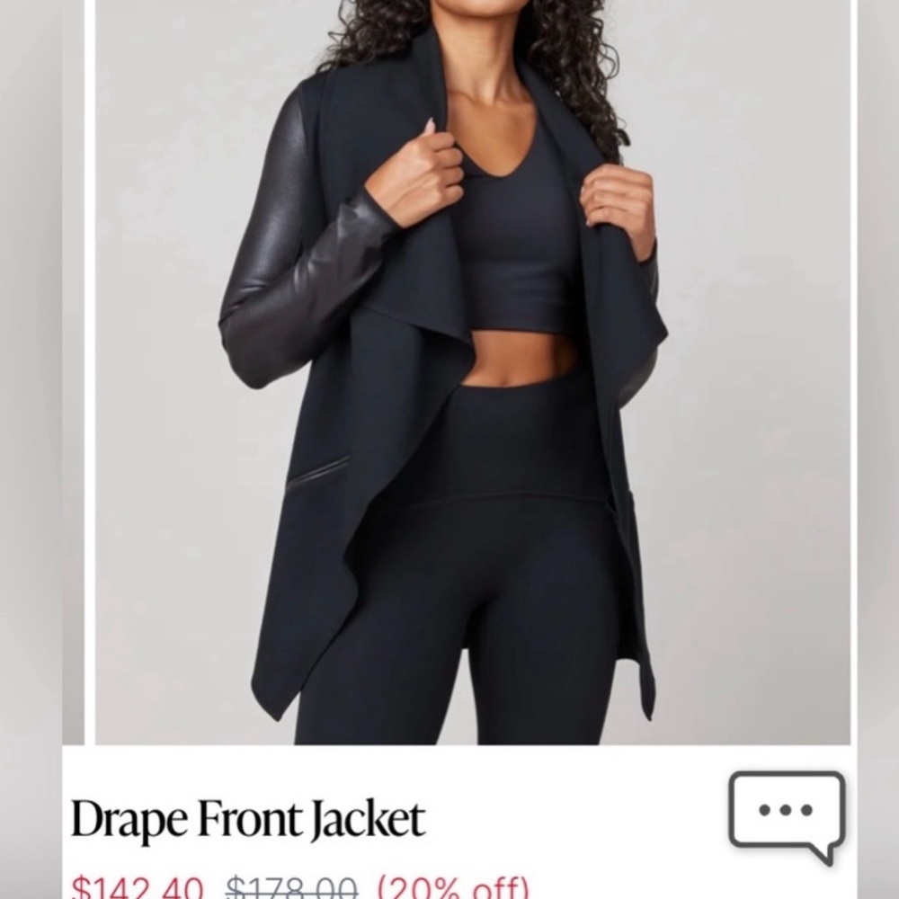 SPANX Black Seamless jacket